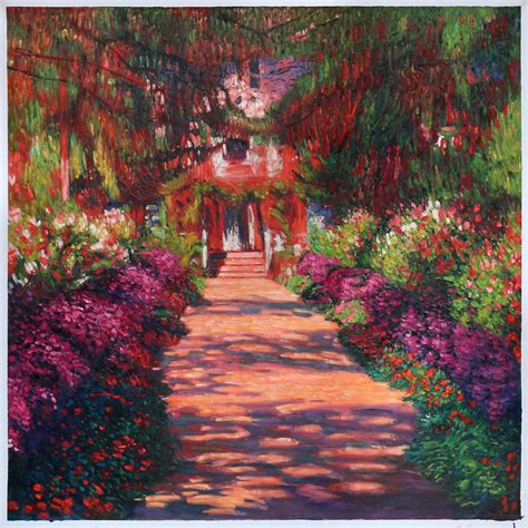 monet's garden path giverny